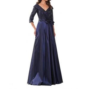 NEW COLORS DRESS ellery gown in navy